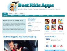 Tablet Screenshot of bestkidsapps.com
